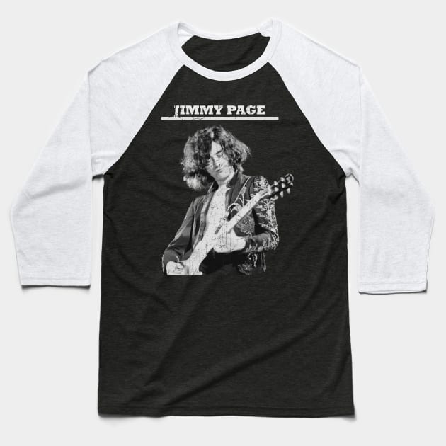 Jimmy - black white design Baseball T-Shirt by YukieapparelShop